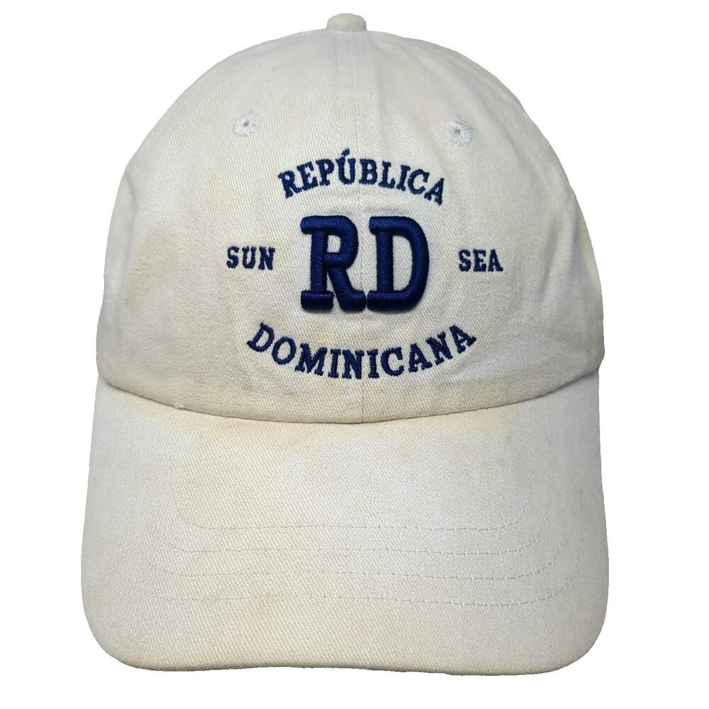 Morpho Dominican Republic Baseball Cap White One Size RD Sun Sea Ya Tu Sabe Hat